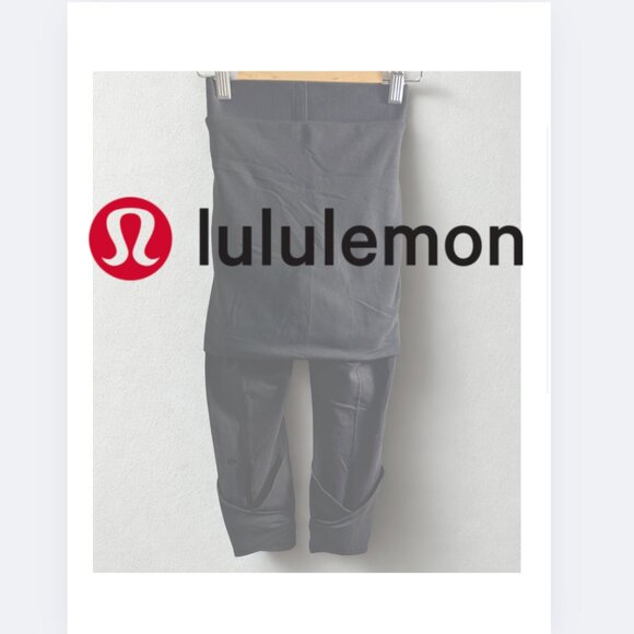 Small | Lululemon 'Yin to You' Ltd. Edition Cropped Skirted Keyhole Leggings - Picture 1 of 8